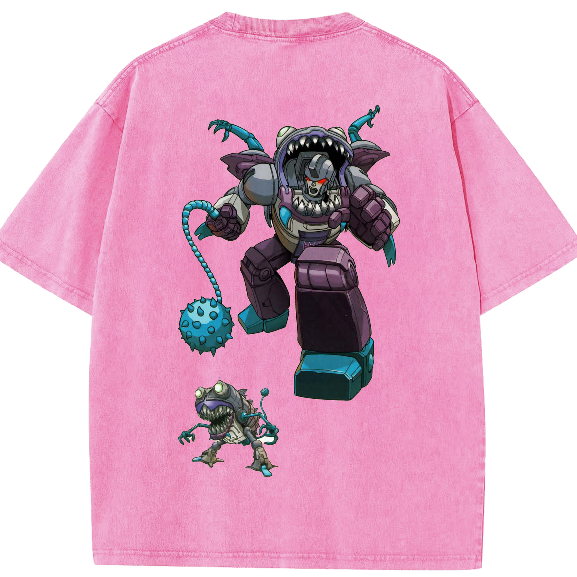 （画像用）  綿100% ヴィンテージ風 半袖Tシャツ（背面プリント）